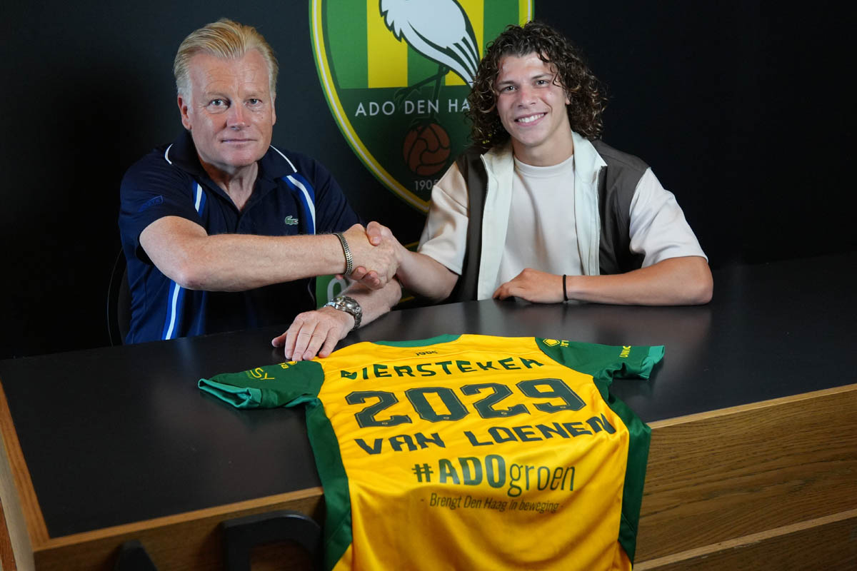 Voetbal | ADO Den Haag legt talentvolle buitenspeler Dani van Loenen langer vast
